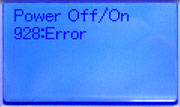 error 928 принтеры Oki